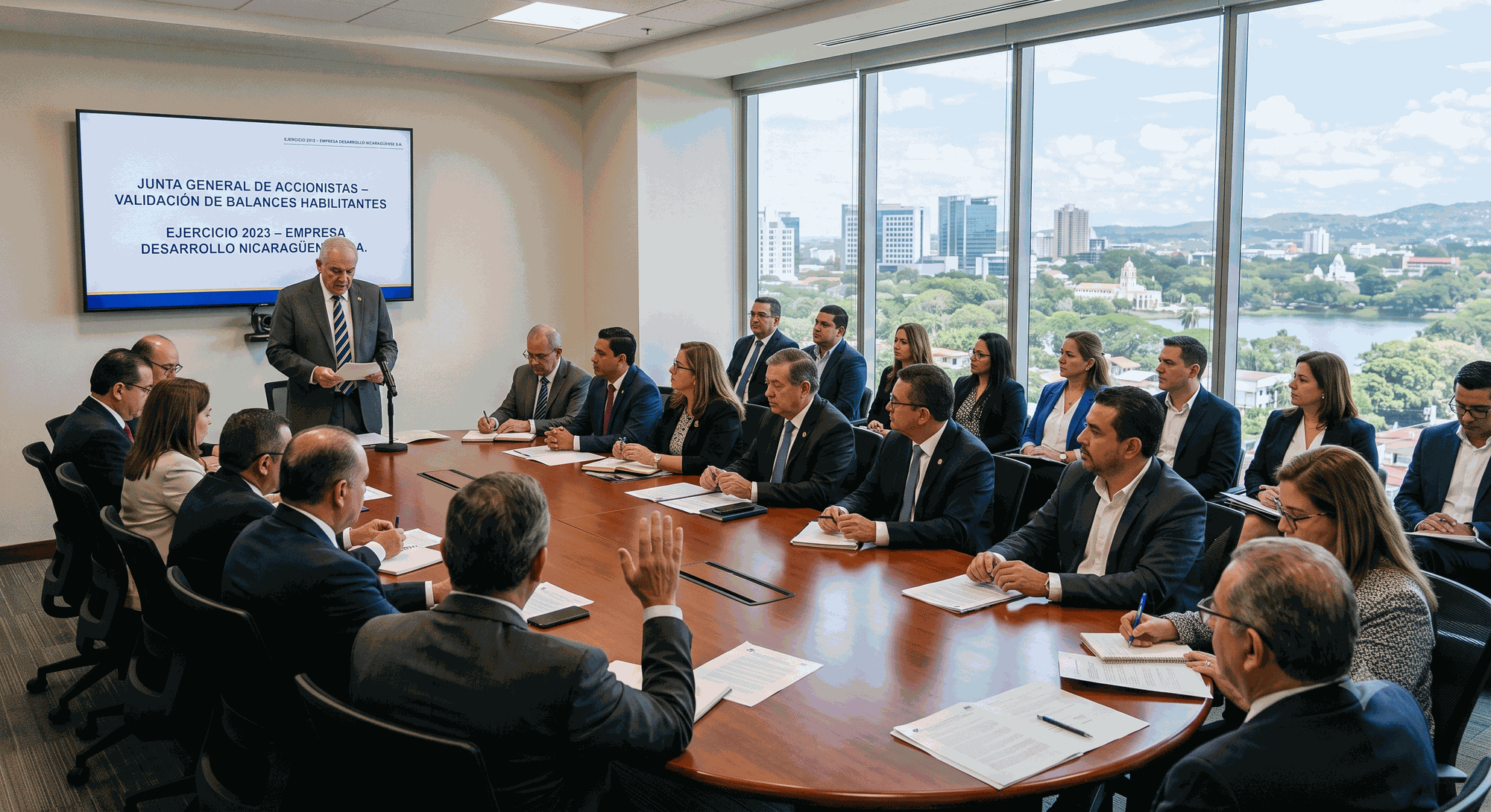 Reunión y Entorno Corporativo